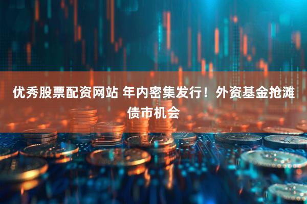 优秀股票配资网站 年内密集发行！外资基金抢滩债市机会